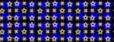 Kar tanesi süsleme deseni. Kar taneleri arka planda. Kar taneleri deseni. Renkli arka planda izole edilmiş kar tanelerinin düz tasarımı. Raster illüstrasyonu.