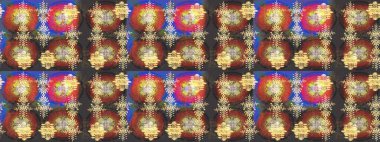 Noel doodle desen kar taneleri, raster arka plan ile. Raster illüstrasyon.