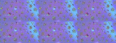 Suluboya, elle çizilmiş. Menekşe rengi yapraklı yabani çiçekler. Eskiz arkaplan modeli. Raster illüstrasyonu.