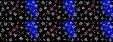 Yumuşak, yaz çiçekli arka plan. Çiçekli karalama şeklinde Raster çiçek deseni. Siyah renkte çiçekler.