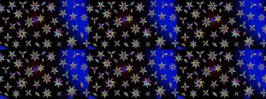 Siyah renkli çiçekler. Raster illüstrasyonu. Çiçek desenli eskiz, vuruşlar, sıçramalar, yaz çiçekleri..