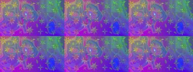 Raster Hip kumaş deseni. Eskiz Vintage Çiçek Deseni.