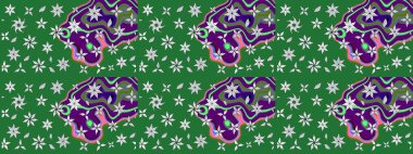 Motley illüstrasyonu. Küçük çiçekte güzel bir desen. Çiçekli bahar çiçekleri. Küçük renkli çiçekler. Moda baskıları için zarif bir şablon.