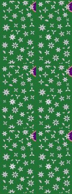 Parlak renkli çiçekli ve yeşil yapraklı harika bir çiçek deseni. Moda baskıları için zarif bir şablon. Modern çiçek arkaplanı. Halk stili.