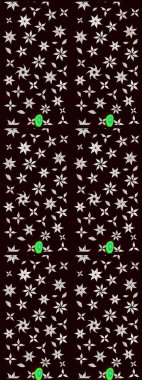 Sevimli çiçek raster deseni. Modaya uygun kumaş deseni. Renkli Yaz Temalı eskiz kalıbı. Düz Çiçek Elementleri Tasarımı.