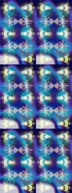 Raster resim. Kış arka plan. Raster Noel renkli arka plan ile sevimli kar tanesi. Kar taneleri ile Noel arka plan.