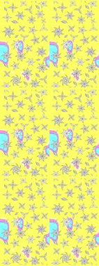 Sarı renkli çiçekler. Yumuşak, bahar çiçekli arka plan. Raster çiçek desenli ve çiçekli..