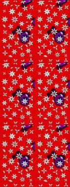 Raster illüstrasyonu. Tekstil veya kitap kapakları, imalat, duvar kağıtları, baskı, hediye paketi ve yapıştırma kitabı için çiçek eskizi geçmişi. Küçük ölçekli çiçeklerdeki basit sevimli desen.