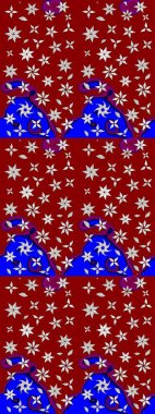 Taşralı şıklığı. Tekstil, duvar kâğıdı, kapaklar, yüzey, baskı, hediye paketi, hatıra defteri, dekupaj. Özgürlük stili Millefleur 'lar. Küçük yabani çiçeklerdeki halk modelini çiz..