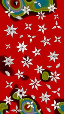 Sabıka fotoğraflarında, bebek kıyafetlerinde, duvar kâğıtlarında, paket kutularında falan kullanılabilir. Zarif, parlak ve eskiz kırmızı çiçek deseni tasarımı.