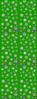 Renkli Bahar Teması eskiz kalıbı. Süslü kumaş deseni. Düz Çiçek Elementleri Tasarımı. Raster illüstrasyonunda çiçek deseni çizimi.