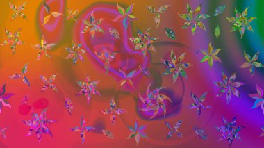 Ev dekoru. Fantezi çiçekli eskiz deseni, doğal duvar kağıdı, çiçek desenli kıvrım çizimi. Paisley el çizimi elementler.