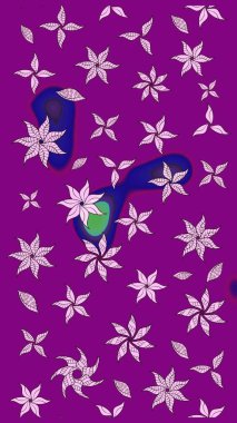 Çiçek arkaplanlı soyut zarafet eskiz deseni. Raster Güzel kumaş deseni.