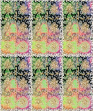 Raster Golden Mehndi eskiz kalıbı. Tarafsız renklerde desen. Kına dövmeli süs çiçekleri, altın çıkartmalar, mehndi ve yoga tasarımı, kartlar ve parmak izleri..