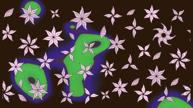 Paisley el çizimi elementler. Ev dekoru. Fantezi çiçekli eskiz deseni, doğal duvar kağıdı, çiçek desenli kıvrımlı illüstrasyon.