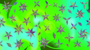 Vadinin yeşil renkli çiçekleri. Eskiz arkaplan modeli. Raster - stok. Suluboya, elle çizilmiş.