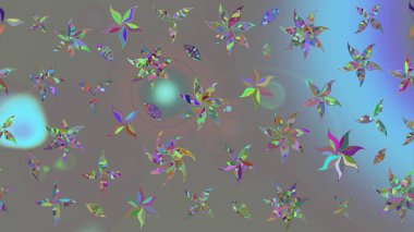 Moda arka planında parlak buketler. Raster illüstrasyonu. Eski usul küçük çiçekli şirin bir eskiz deseni. Kumaş, duvar kâğıdı ve kağıda yazdırmak için gelişen arkaplan.