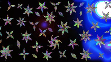 Raster Hip kumaş deseni. Eskiz Vintage Çiçek Deseni.