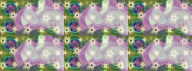 Altın elementli yeşil, gri ve nötr renklerde klasik eskiz deseni. Noel 2019, kar tanesi, yeni yıl.