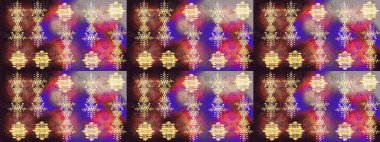 Raster illüstrasyonu. Raster Noel soyut renkli arka plan ve düşen kar tanesi. Kar tanesi arkaplanı.