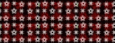 Raster illüstrasyonu. Soyut bir arkaplan çiz. Oriental raster klasik siyah, kahverengi ve kırmızı ve altın desenli.