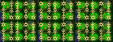 Noel süsleri ve Noel süsleri. Raster Noel soyut renkli arkaplan ve düşen kar tanesi.