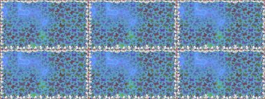 Kağıt, kumaş, ambalaj kağıdı ve duvar kağıdı tasarımı için güzel bir arka plan. Raster illüstrasyonu. Kusursuz. Güzel kelebek resimlerini renklendir.