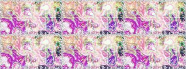 Yumuşak pamuk tasarımı. Raster 'ın taze dokusu. Yumuşak fayans. Klasik çiçek desenli. Paketleme, tekstil, duvar kağıdı için kusursuz çiçek arkaplanı.