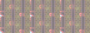Renkli desenli eskiz deseni, bej, gri ve nötr çiçekler ve dekoratif elementler. Eskiz geçmişi. Raster illüstrasyonu. Kumaş, tekstil, duvar kağıdı baskısı için. Antika retro tarzı