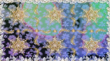 Kusursuz klasik raster altın desenli. Mavi renklerde altın elementlerle kusursuz desen. Klasik klasik klasik arka plan. Geleneksel oryantasyon süsü.