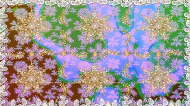 Tarafsız renklerde ve altın elementlerle geleneksel klasik altın raster deseni. Barok tarzında kusursuz bir doğulu süsü..