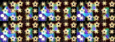 Raster illüstrasyonu. Kar taneleri ve raster arkaplanlı Noel karalaması deseni.