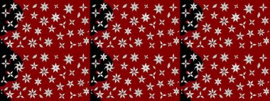 Çiçekler suluboya eskiz deseni. Raster Stili kumaş deseni.