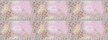 Renkli kelebeklerin kusursuz arka planı. Kumaş, kağıt, ambalaj kâğıdı ve duvar kağıdı tasarımı için güzel bir arka plan. Raster illüstrasyonu.