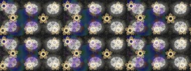 Kar tanelerinin soyut arkaplanlı Noel şablonu. Raster illüstrasyonu. Gri, nötr ve mor renkler. Noel ve Yeni Yıl moda baskıları için tatil tasarımı.