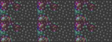 Raster resim. Kış arka plan. Raster Noel renkli arka plan ile sevimli kar tanesi. Kar taneleri ile Noel arka plan.