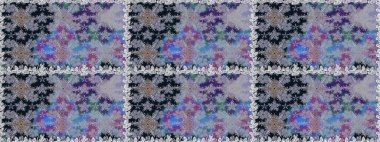 Nazik romantik baskı. Tatil havası. Bahar mevsimi. Gri renkli çiçekler. Raster dikişsiz sevimli çiçek deseni.