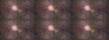 Çiçeksiz desenli arka plan. Kahverengi, gri ve yeşil renkli çiçekler. Renkli Bahar Temalı Kusursuz Arkaplan. Düz Çiçek Elementleri Tasarım Raster illüstrasyonu.