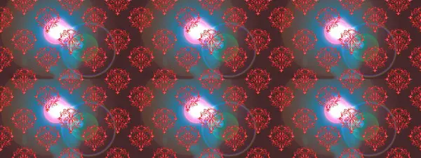 Çiçekli, kusursuz bir arkaplan. Çocuk stili. Renkli Bahar Temalı Kusursuz Arkaplan. Düz Çiçek Elementleri Tasarımı.