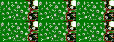 Çiçek deseni. Flower eskiz arka planı. Raster illüstrasyonu. Şatafatlı bahar bahçesi dokusu.