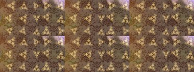 Kahverengi, bej ve nötr renkli çiçekler suluboya tarzında. Kahverengi, bej ve nötr renklerde çiçekli çizim deseni.