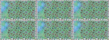 Kelebek desenli güzel çizim tasarımı. Ambalajlar, duvar kağıtları, kumaş tasarımı ve kağıt için hoş bir arkaplan. Kusursuz. Yeşil renkli resimler.