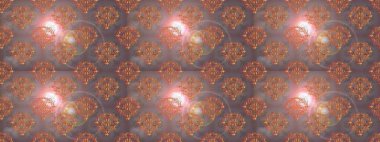 İşlemeli çiçekli, dikişsiz desen. Renkli grunge, soyut arka planda colokahverengi, bej ve pembe çiçeklerle zenginleşir. İzler, kumaş, duvar kağıtları, tekstil için raster dokusu.