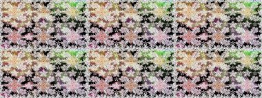 Tarafsız renklerde. Raster illüstrasyonu. Çiçekli güzel suluboya desen.