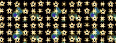 Kar taneleri arka planda. Kış kartı Mutlu Noeller, Yeni Yıl ve Mutlu Tatil Raster çizimleri. Siyah, sarı ve kahverengi kar tanelerinin olduğu Noel kartı siyah, sarı ve kahverengi renkler.