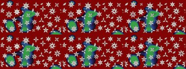 Eskiz modeli etnik tasarım. Çiçekleri, deniz kabukları, mandalaları ve suluboya efektleriyle donanma geçmişi. Yatak çarşafları, ceket, paket tasarımı, kumaş ve moda kavramları için tekstil baskısı.