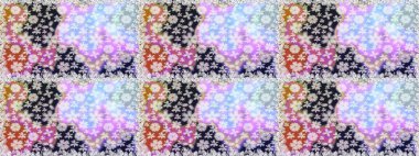 Küçük çiçekteki sevimli çiçek deseni. Raster deseni. Raster illüstrasyonu. Tarafsız renklerde yaz çiçekleri.