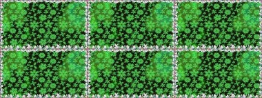 Yeşil renkli çiçekler. Yumuşak, bahar çiçekli arka plan. Raster çiçek desenli ve çiçekli..