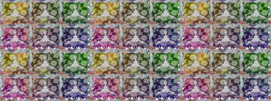 Raster güzel kumaş deseni. Soyut zerafet çiçek arka plan ile seamless modeli.