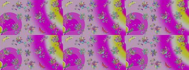 Desen snowflakes.raster Noel soyut renkli arka plan ile düşen kar tanesi. Raster illüstrasyon.